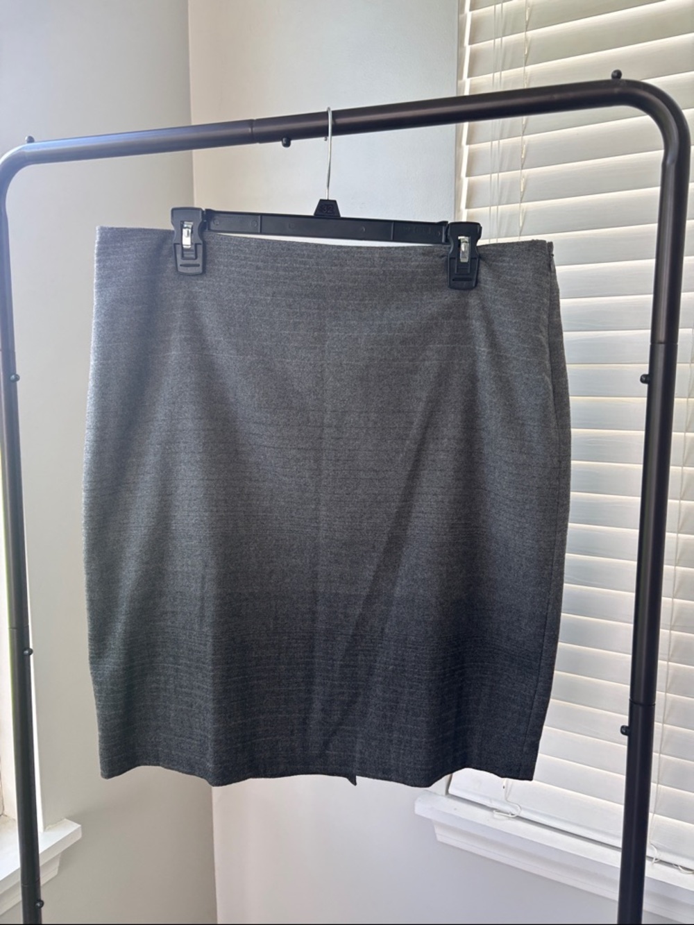 The Limited Gray Textured Pencil Skirt